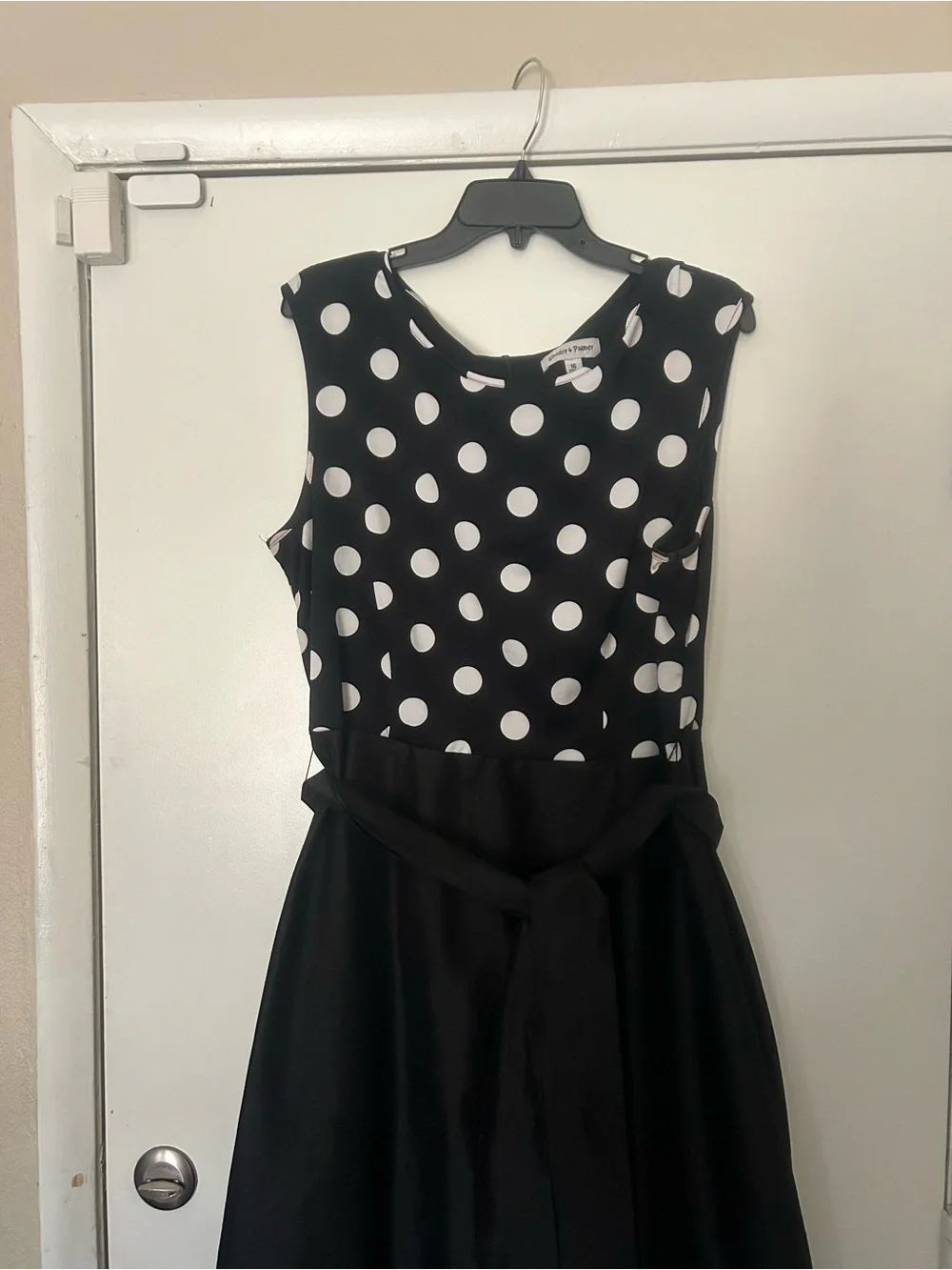 Shelby & Palmer Black and White Polka Dot Dress